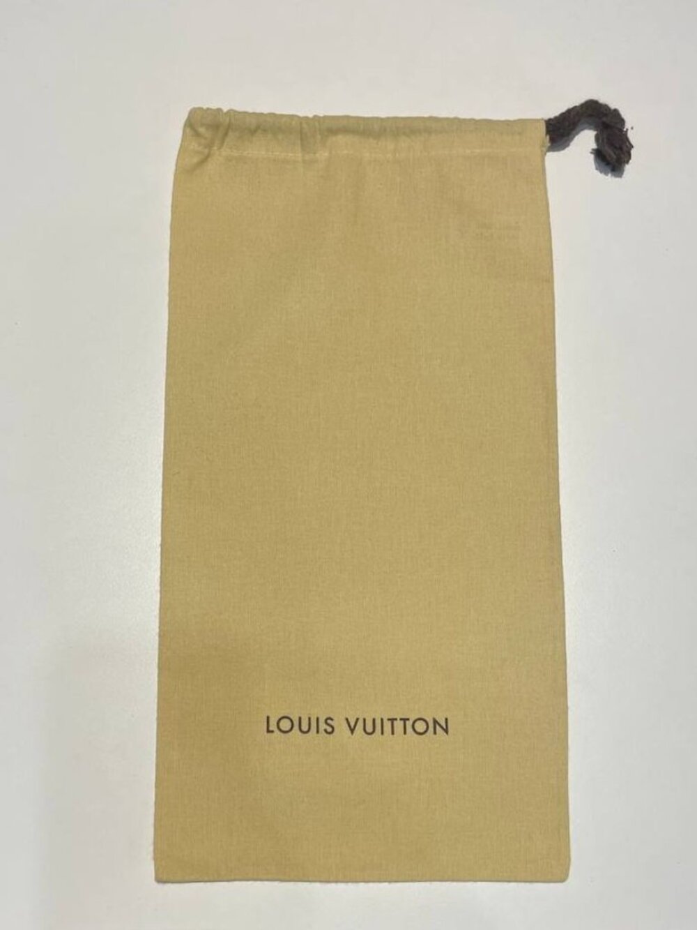 Authentic Louis Vuitton Drawstring Dust Bag (8" x 14").